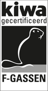 Kiwa gecertifceerd, F-gassen | logo